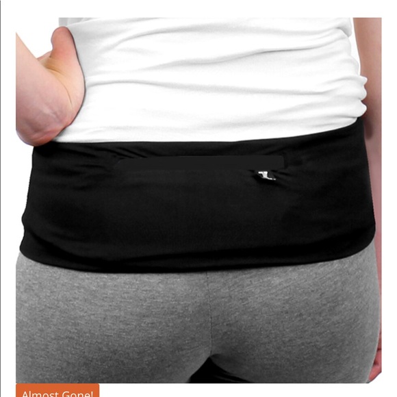 NWT ZooZatz black on black zip Hip Rocker belt - Picture 2 of 8